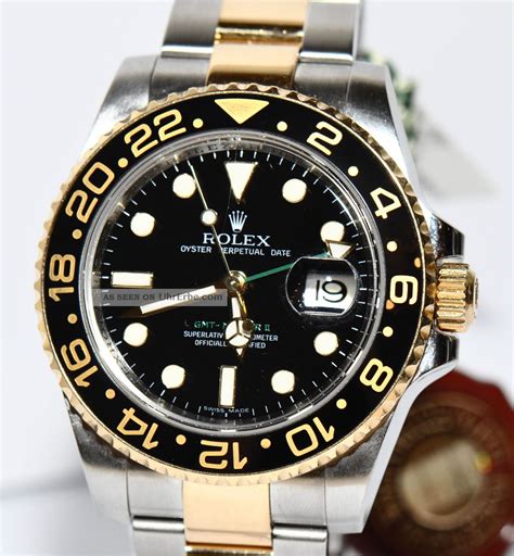 rolex gmt master 2 stahl schwarz